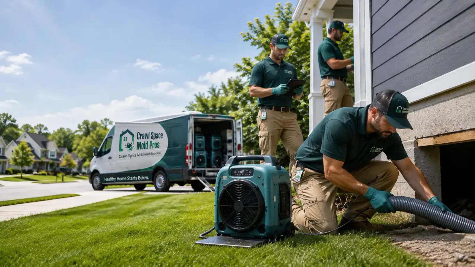 Crawl Space Mold Removal in Harmony, PA